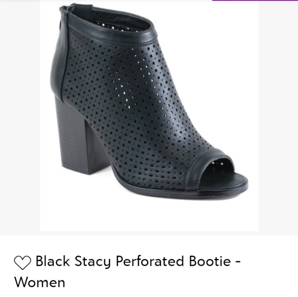 Peeptoe Ankle Boots